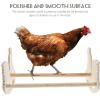 KAJNBN Beige Chicken-Shaped Perch Stand view 3