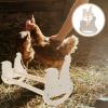KAJNBN Beige Chicken-Shaped Perch Stand view 4