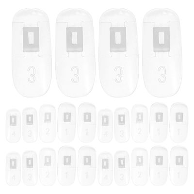 LIFKICH 100-Piece ABS Practice Nail Tips with Flexible Joints for Nail Design