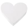 Heart-Shaped White Foam Cake Model for Decoration view 1