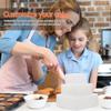 Heart-Shaped White Foam Cake Model for Decoration view 4