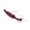 HINTRMENT 4-Pack Denture Brushes with Firm Nylon Bristles and Dual Brush Heads, Non-Slip PP Handles view 2