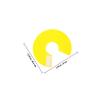 ibasenice Bird Bite-Protective Collar for Parrots, Yellow, Microfiber Leather view 2