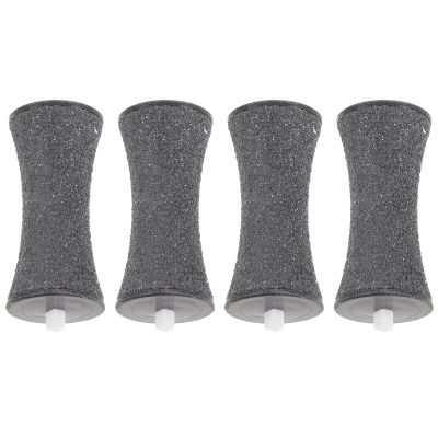 STOBAZA 4-Pack Replacement Rollers for Electric Foot File, ABS and Silicon Carbide