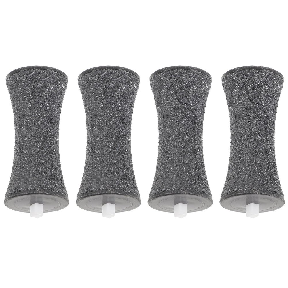 STOBAZA 4-Pack Replacement Rollers for Electric Foot File, ABS and Silicon Carbide