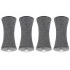 STOBAZA 4-Pack Replacement Rollers for Electric Foot File, ABS and Silicon Carbide view 1