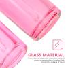 TOPBATHY 10-Pack Pink Glass Dropper Bottles with Rubber Bulb and Aluminum Cap, Refillable Travel Bottles for Cosmetics and Aromatherapy view 3