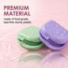 2-Pack Retainer Case Set, Portable Aligner Boxes with Ventilation Holes, Durable Plastic, Blue & Pink view 4