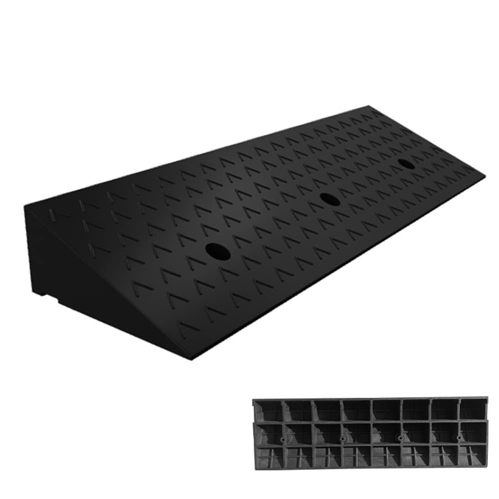 The Kerb Ramp Rubber Curb Ramp for Cars, Wheelchairs, Motorcycles and Loading, Various Sizes (100 x 25 x 6 cm)