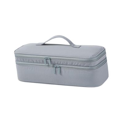 Harilla Hair Dryer Storage Bag, Nylon Organizer, Gray