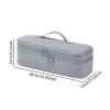 Harilla Hair Dryer Storage Bag, Nylon Organizer, Gray view 3