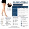 Black 20–30 mmHg Medical Compression Stockings for Women and Men, Open-Toe Thigh-High Graduated Compression with Silicone Band for Varicose Veins, Edema, and Post-Surgery Use view 3