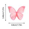 60 Edible Wafer Paper Butterfly Cupcake Toppers, Pink view 2