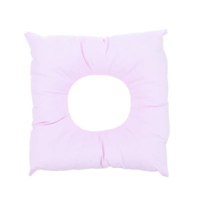 PRETYZOOM Pink Square Pearl Cotton Facial Massage Pillow for Massage Tables