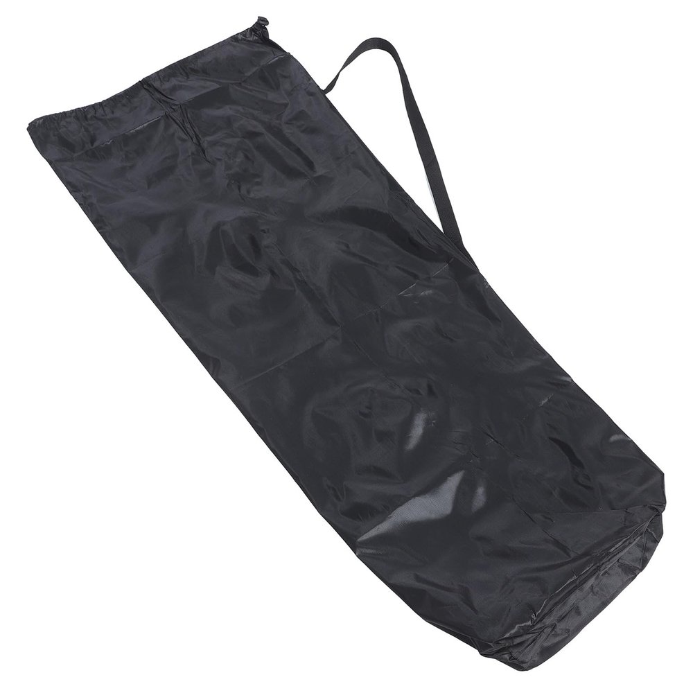 Black Oxford Fabric Stroller Travel Bag with Drawstring Closure
