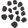 Volcanic Rock Decorative Stones, Breathable, 1 Bag, Black, for Plants view 1