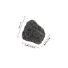 Volcanic Rock Decorative Stones, Breathable, 1 Bag, Black, for Plants view 2