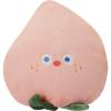 Pssopp Soft Plush Fruit Pillow, Embroidered Cartoon Peach Design view 1
