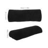 VILLCASE Manicure Wrist Rest Cushion, Black Fabric and Sponge, Compact and Lightweight view 2