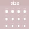 24 Short Square Glossy White French Tip Press-On Nails view 3