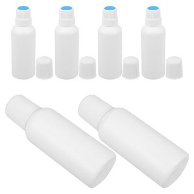 6-Pack 100 ml Empty Plastic Sponge Applicator Bottles