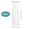 6-Pack 100 ml Empty Plastic Sponge Applicator Bottles view 2