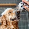Dog Shower Head Bath Set – Silver-Plated ABS, Ergonomic view 2