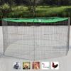 Mucola Round Foldable Exercise Pen for Rabbits with Cover Net view 3