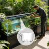 Aquarium Plant Holder - Clear Acrylic Holder with Suction Cup view 2