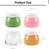 4-Pack 10 mL Pink Plastic Cosmetic Jars view 2