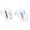 SOLUSTRE 2-Piece Square Plastic Nail Art Stamps view 1