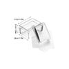 SOLUSTRE 2-Piece Square Plastic Nail Art Stamps view 2