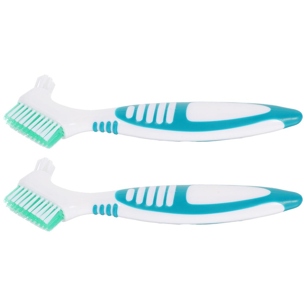 TEHAUX 2-Piece Double-Sided Turtle Shell Brushes, Plastic