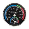 Wall-Mounted Thermometer-Hygrometer for Indoor Environment Control (Black) view 1