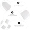 STOBAZA Nail Caps for Pets, 40 Pieces, TPR, White, for Cats and Dogs view 3