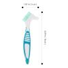 Turtle Shell Cleaning Brush, Double-Headed, Small, 2-Pack, Plastic view 2