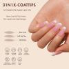 300 Press-On Nails, Soft Gel French Tips, 15 Sizes view 3