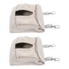 2-Piece Adjustable Hanging Feed Bags for Guinea Pigs view 1