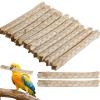 Bird Chew Toys, 12-Piece Natural Wood Sticks, Durable view 1