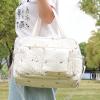 Generic Tote-Style Diaper Bag for Women, Floral-Pattern Storage Bag, Baby Travel Bag for Work, Office, Gym, Hospital, Vacation, Park, Picnics, and Camping view 3
