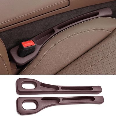 DdaiXQ 2-Pack Car Seat Gap Fillers for Audi S3 Sedan 2013–2024, Brown/C