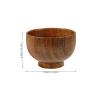 Veemoon Brown Mixing Bowl with Stirring Spoon and Mixing Stick, Portable for Travel, Business Trips, and Home view 2