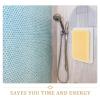 MAGICLULU Plastic Back Scrubber for the Shower with Wall Mount view 3