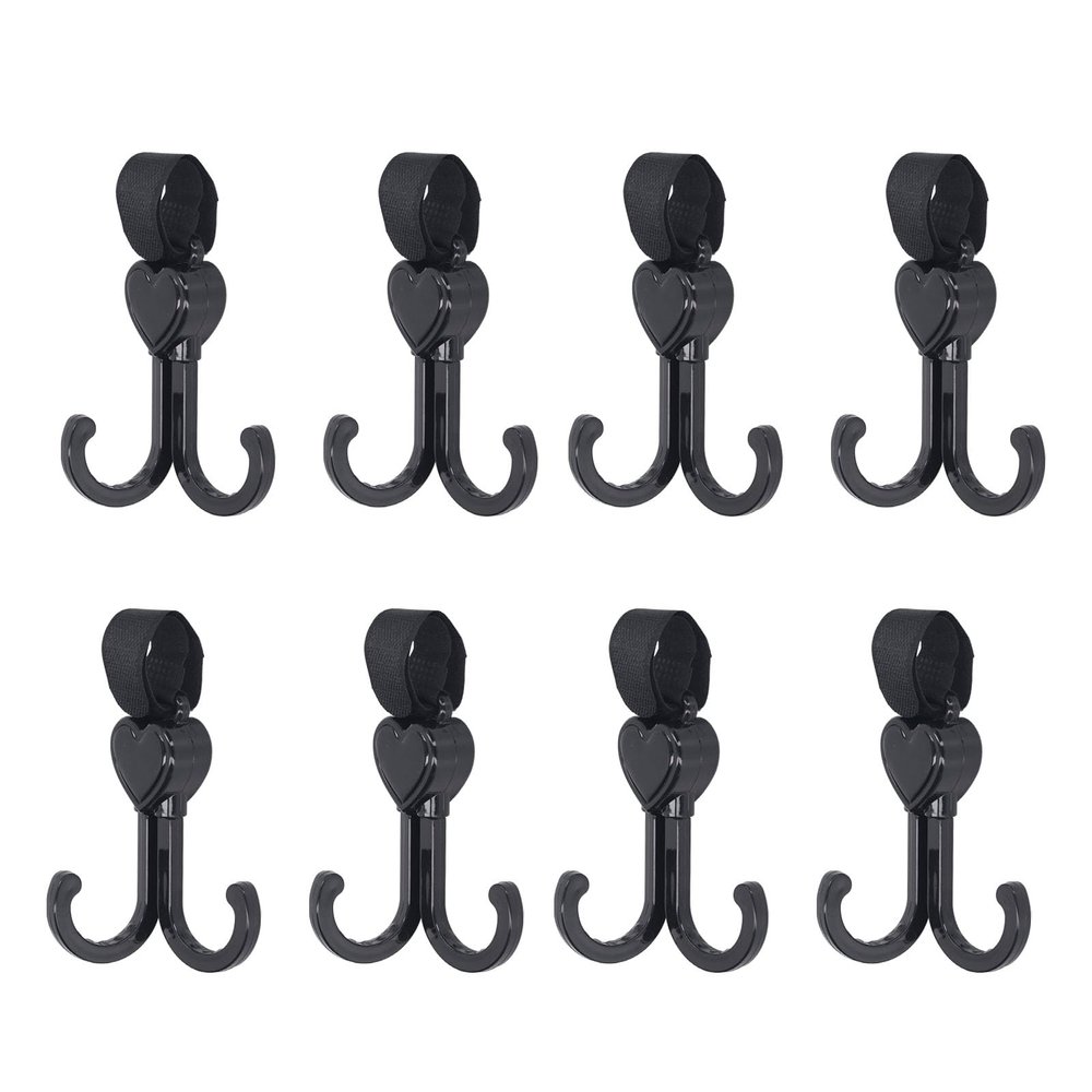 MAMJENNI 8-Pack Double Stroller Hooks