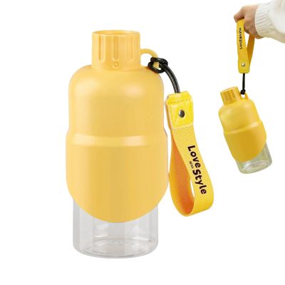 Leak-Proof Dog Water Bottle with Wide Drinking Bowl