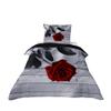 Odot Kids' Bedding for Boys and Girls, Modern Print Toddler Bedding Set, 1 Duvet Cover and 1 Matching Pillowcase, Rose Petals 4, 150 x 200 cm view 1