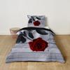 Odot Kids' Bedding for Boys and Girls, Modern Print Toddler Bedding Set, 1 Duvet Cover and 1 Matching Pillowcase, Rose Petals 4, 150 x 200 cm view 2
