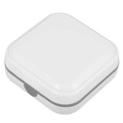 Small White ABS and PVC Hearing Aid Case for Travel
