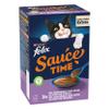Felix Sauce Time Cat Food with Chicken, Salmon & Extras, 4-Pack (6 x 40g) view 1
