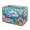 KAAVIYO Ocean Dolphin Dog and Cat Crate Cover, Waterproof Indoor/Outdoor Pet Cover view 1